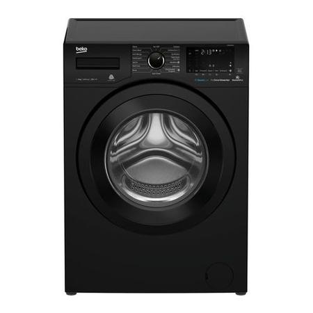 Refurbished Beko WX840430B Freestanding 8KG 1400 Spin Washing Machine Black