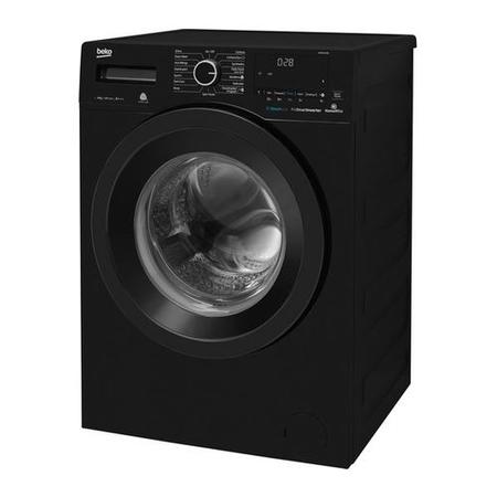 Refurbished Beko WX840430B Freestanding 8KG 1400 Spin Washing Machine Black