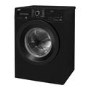 Refurbished Beko WX840430B Freestanding 8KG 1400 Spin Washing Machine Black