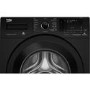 Refurbished Beko WX840430B Freestanding 8KG 1400 Spin Washing Machine Black