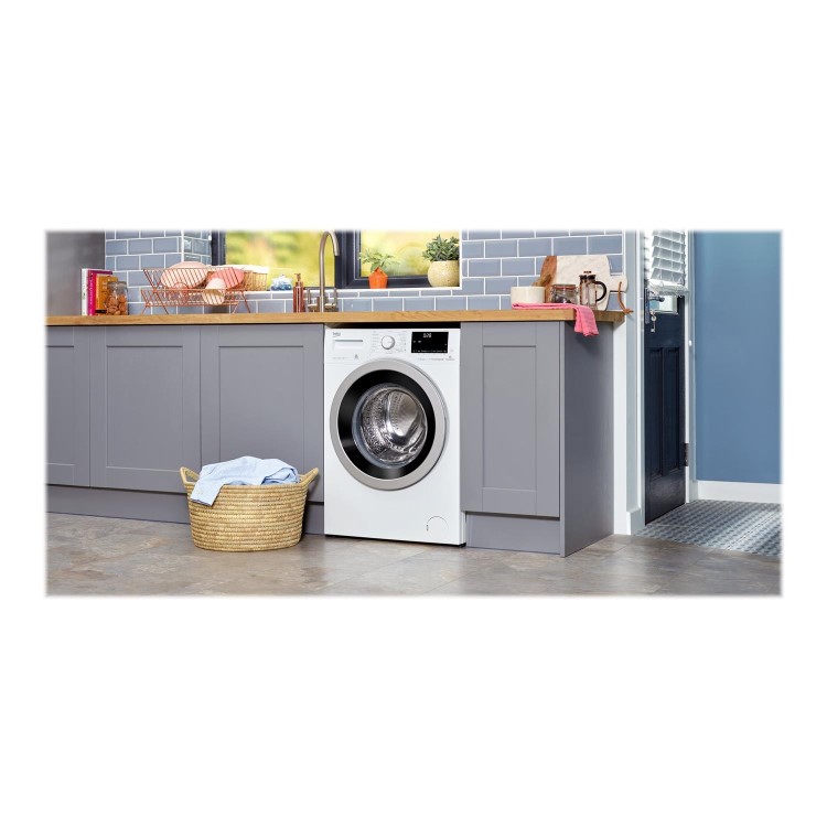 Refurbished Beko WX840430W Freestanding 8KG 1400 Spin Washing Machine White