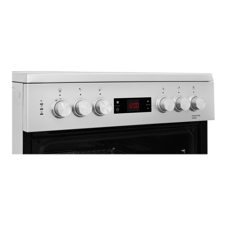 Refurbished Beko Pro XDC663SM 60cm 4 Zone Electric Cooker