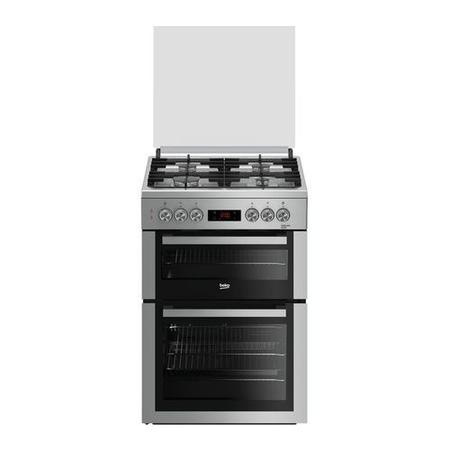 Refurbished Beko XDDF655S 60cm 4 Burner Dual Fuel Cooker