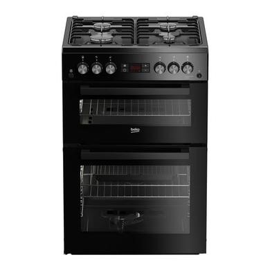 Refurbished Beko Pro XDG621K 60 cm Gas Cooker - Black