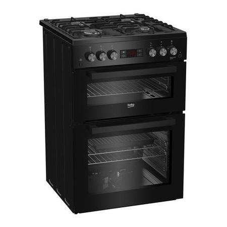 Refurbished Beko Pro XDG621K 60cm Gas Cooker Black