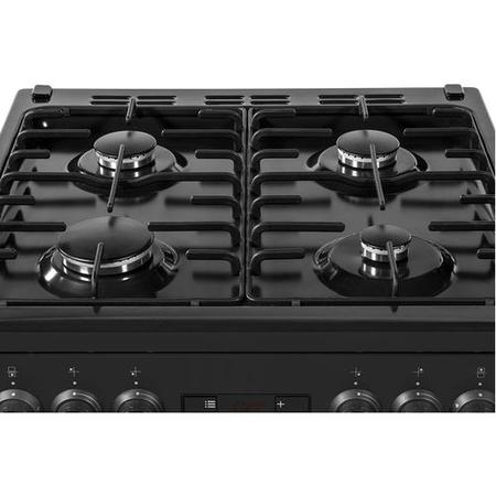 Refurbished Beko XDVG674MT 60cm 4 Burner Gas Cooker Graphite
