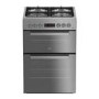 Refurbished Beko XDVG675SM 60cm Double Oven 4 Burner Gas Cooker