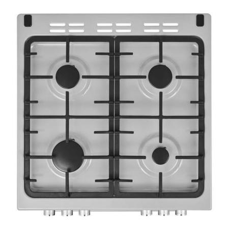 Refurbished Beko XDVG675SM 60cm Double Oven 4 Burner Gas Cooker