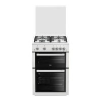 Refurbished Beko XTG611W 60cm 4 Burner Gas Cooker White