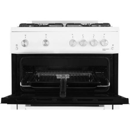Refurbished Beko XTG611W 60cm 4 Burner Gas Cooker White