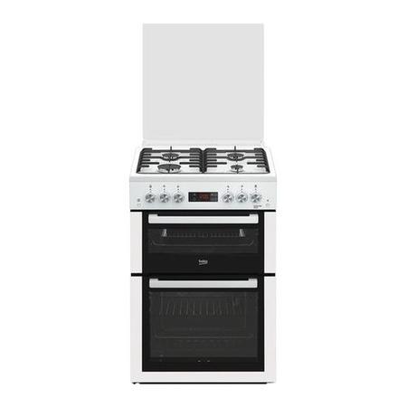 Refurbished Beko XTG653W 60cm 4 Burner Gas Cooker