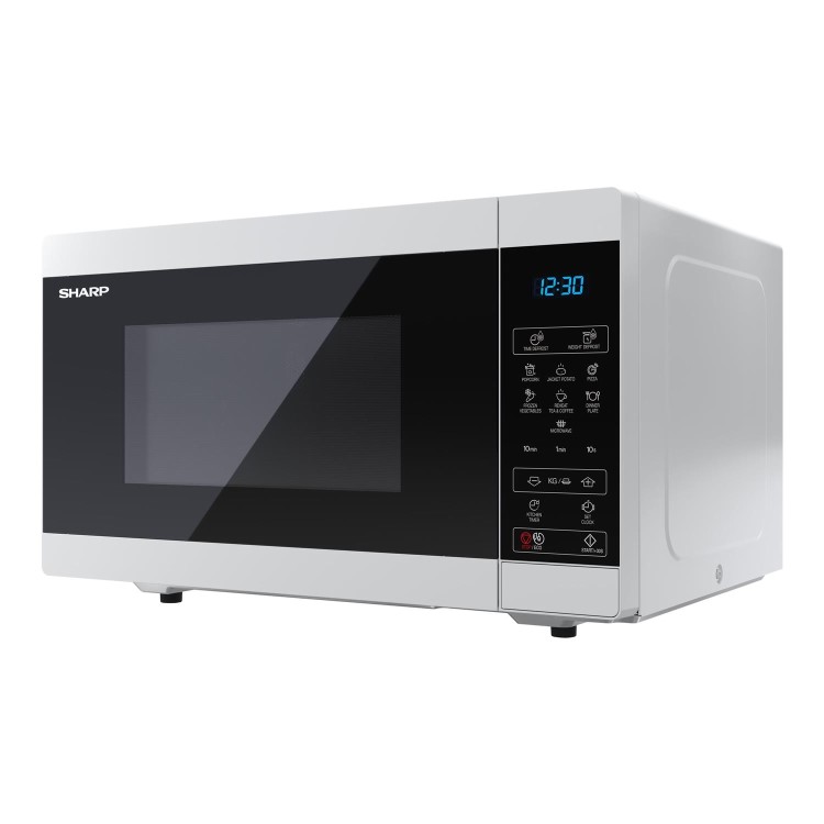 Refurbished Sharp YCMS51US 25L 900W Digital Microwave Silver