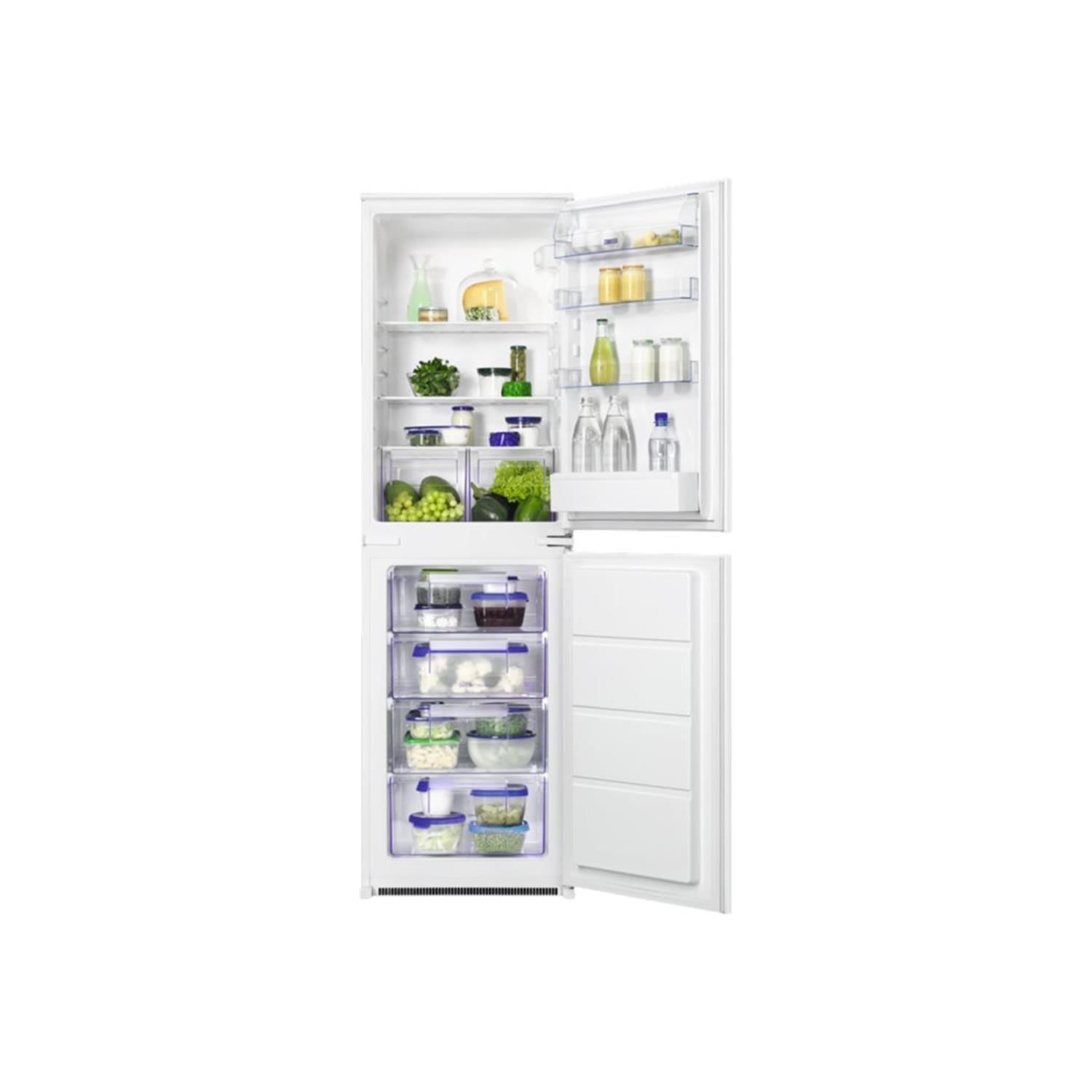 Refurbished Zanussi ZBB27450SV Integrated 269 Litre 50/50 Low Frost Fridge Freezer White