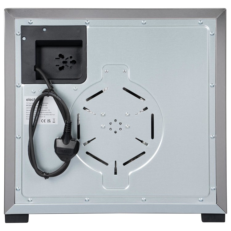 Refurbished electriQ eiQ10DDSS Commercial Style Digital Food Dehydrator & Dryer with 10 Shelves and 48 Hour Timer Stainless Steel