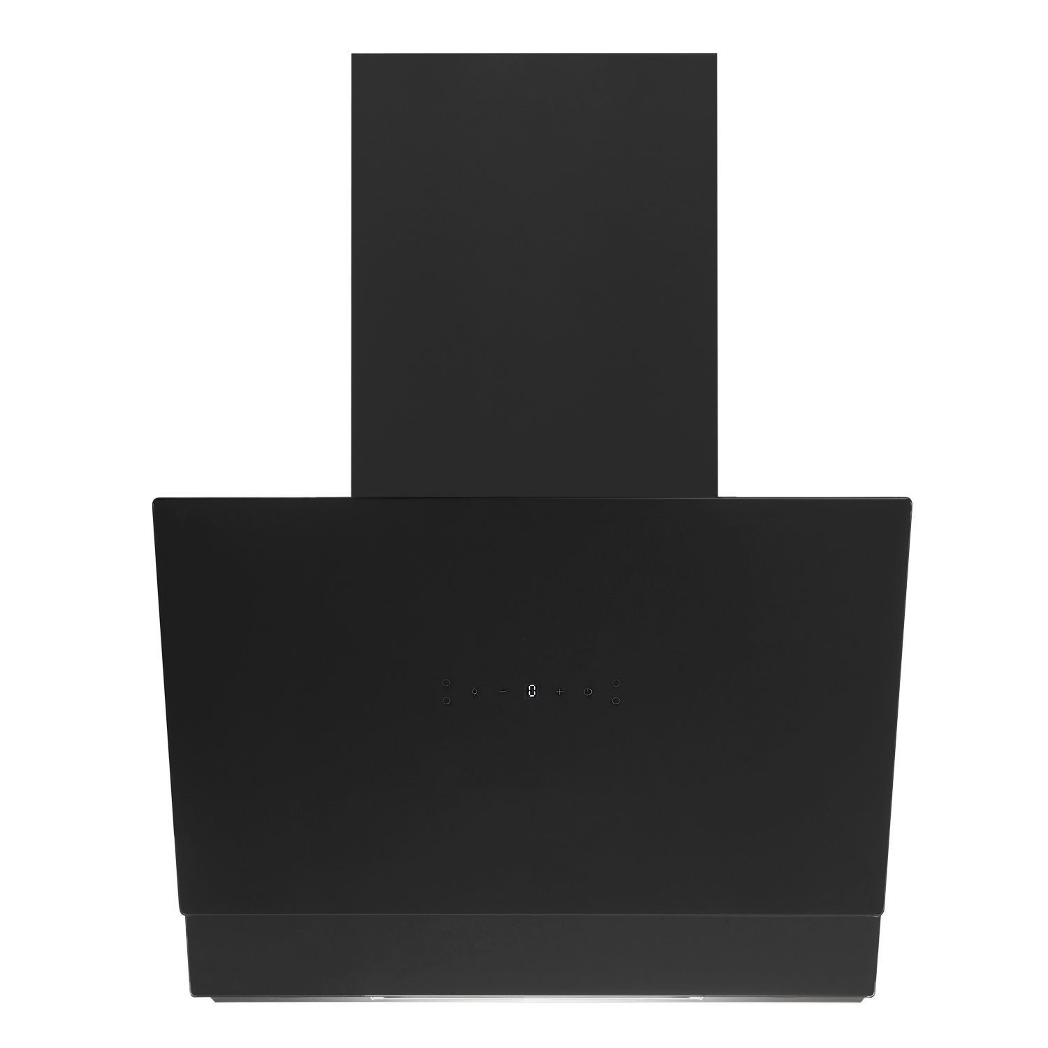 electriQ 60cm Angled Cooker Hood with Hand Gesture Sensor Black