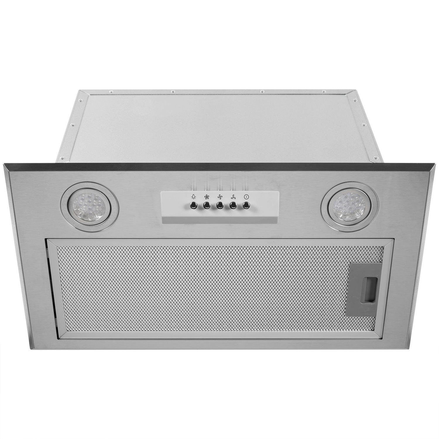 electriQ 52cm Canopy Cooker Hood Stainless Steel eiqcanopy52s
