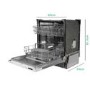 Refurbished electriQ eq60dwint 12 Place Fully Integrated Dishwasher