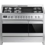 Smeg A3-81 Opera 120cm Duel Fuel Range Cooker - Stainless Steel & Eclipse Glass