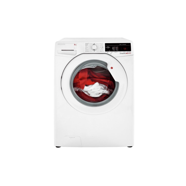 Refurbished Hoover Dynamic Next DXOA68LW3/1-80 Freestanding 8KG 1600 Spin Washing Machine