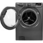 Refurbished Hoover DHL 14102D3R Smart Freestanding 10 KG 1400 Spin Washing Machine Graphite