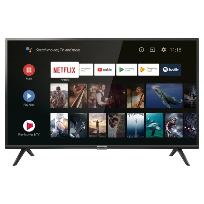 Refurbished TCL 32" 720p HD Ready with HDR LED Freeview HD Smart TV without Stand