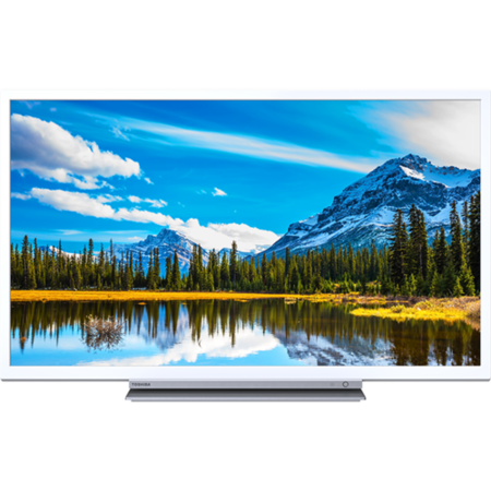 Refurbished Toshiba 32" 720p HD Ready LED Smart TV in White