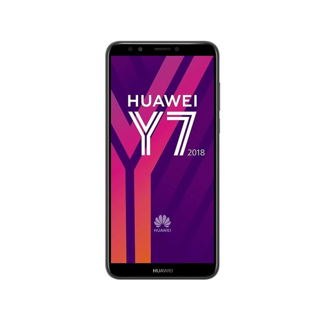 Grade A2 Huawei Y7 2018 Black 5.99" 16GB 4G Unlocked & SIM Free