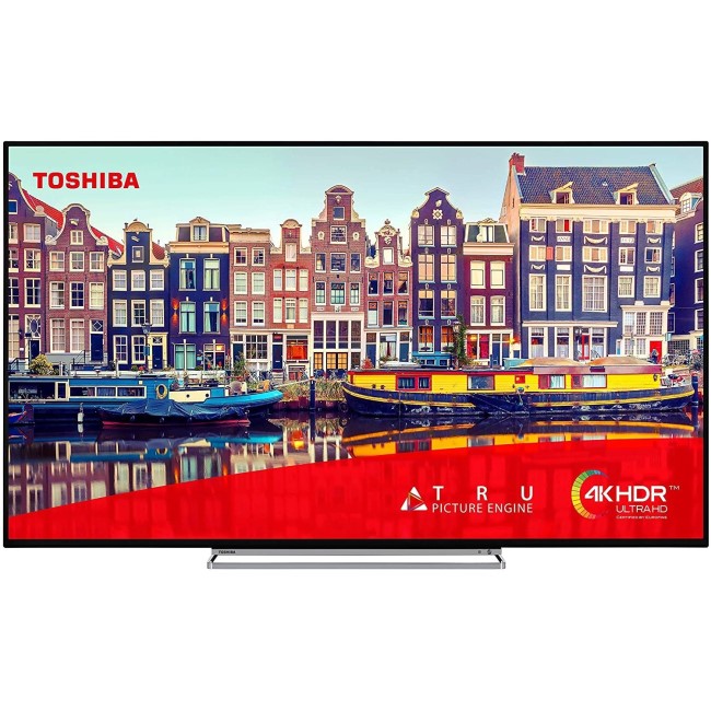 Refurbished Toshiba 55" 4K Ultra HD with HDR10 LED Freeview Play Smart TV