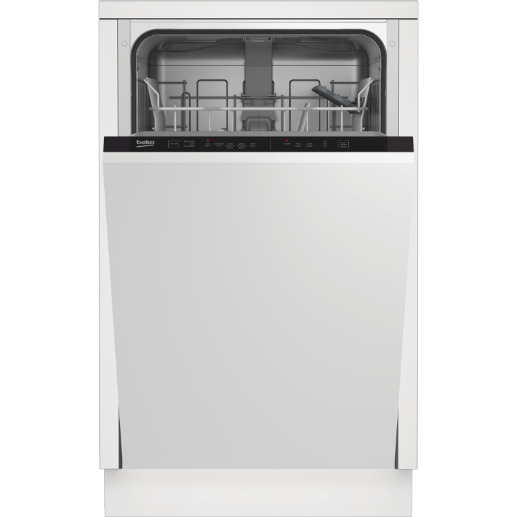GRADE A2 - Beko DIS15012 10 Place Slimline Fully Integrated Dishwasher