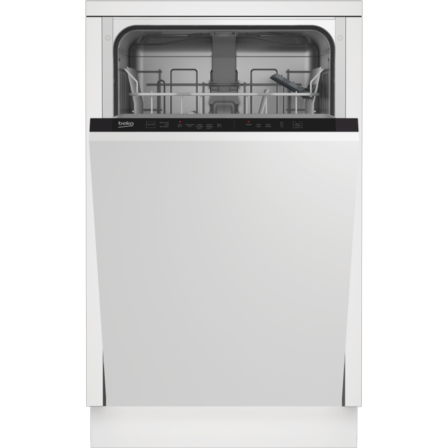 GRADE A3 - Beko DIS15012 10 Place Slimline Fully Integrated Dishwasher