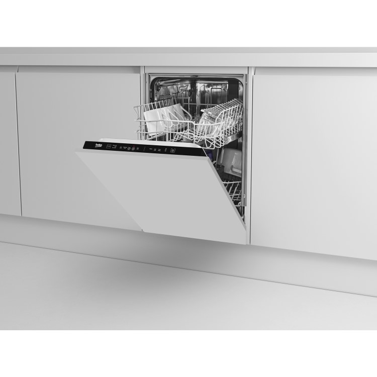 GRADE A2 - Beko DIS15012 10 Place Slimline Fully Integrated Dishwasher