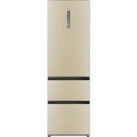 Haier A3FE635CCJ 3-door Freestanding Fridge Freezer With Pull-out Freezer Drawers - Cream