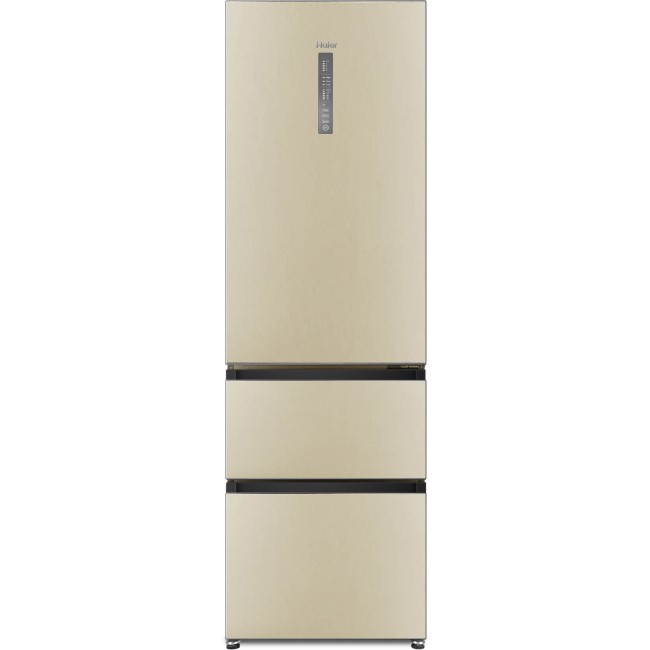 Haier A3FE635CCJ 3-door Freestanding Fridge Freezer With Pull-out Freezer Drawers - Cream