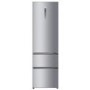Haier A3FE737CMJ 350 Litre Freestanding Fridge Freezer 60/40 Split Frost Free 59.5cm Wide - Stainless Steel