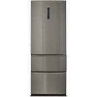 GRADE A2 - Haier A3FE742CMJ 3-door Door-and-drawer Fridge Freezer Silver