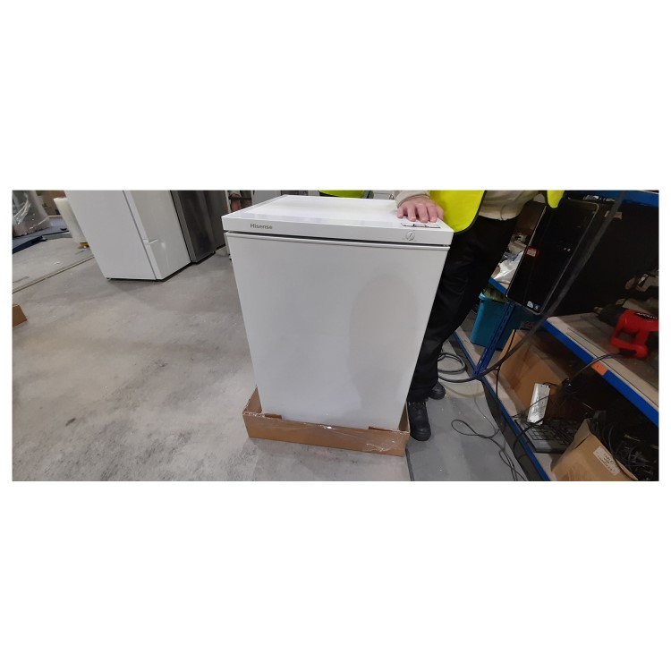 Refurbished Hisense FV105D4BW21 Integrated 82 Litre Freezer