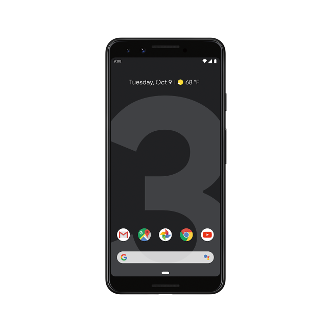 Google Pixel 3 Just Black 5.5" 64GB 4G Unlocked & SIM Free