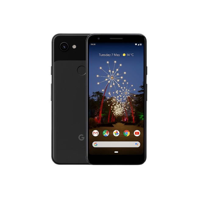 Refurbished Google Pixel 3a XL Just Black 6" 64GB 4G Unlocked & SIM Free Smartphone