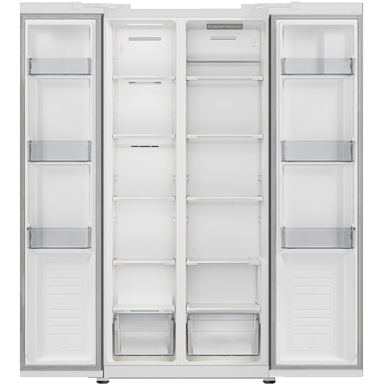 Ice King IK436W American Side-by-side Fridge Freezer - White