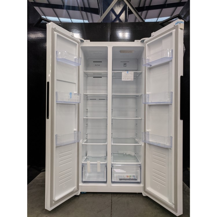 Refurbished IceKing IK436W Freestanding 436 Litre Frost Free American Fridge Freezer