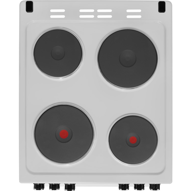 Beko 50cm Double Oven Electric Cooker - Silver