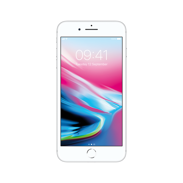Grade A Apple iPhone 8 Plus Silver 5.5" 256GB 4G Unlocked & SIM Free