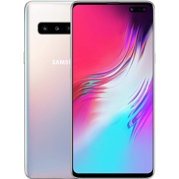 Refurbished Samsung Galaxy S10 5G Crown Silver 6.7" 256GB 5G Unlocked & SIM Free Smartphone
