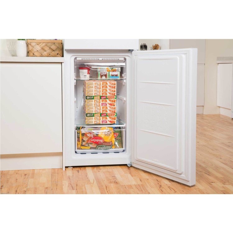 INDESIT LD85F1S 294 Litre Freestanding Fridge Freezer 50/50 Split Frost Free 60cm Wide - Silver