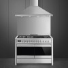 Smeg Opera 120cm Dual Fuel Range Cooker with Electric Griddle - Stainless Steel