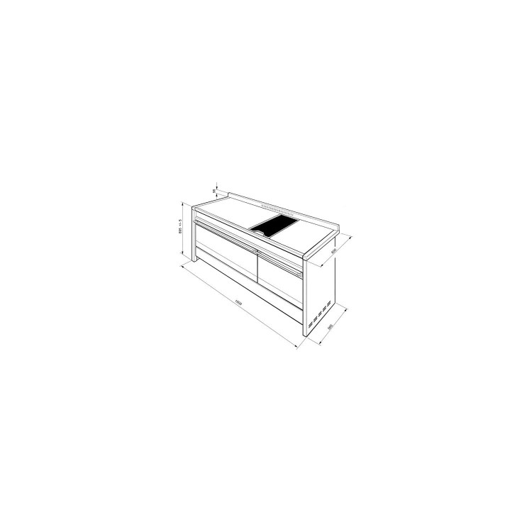 GRADE A2 - Light cosmetic damage - Smeg A5-8 Opera Dual Cavity 150cm Dual Fuel Range Cooker with Electric Griddle - Stainless Steel
