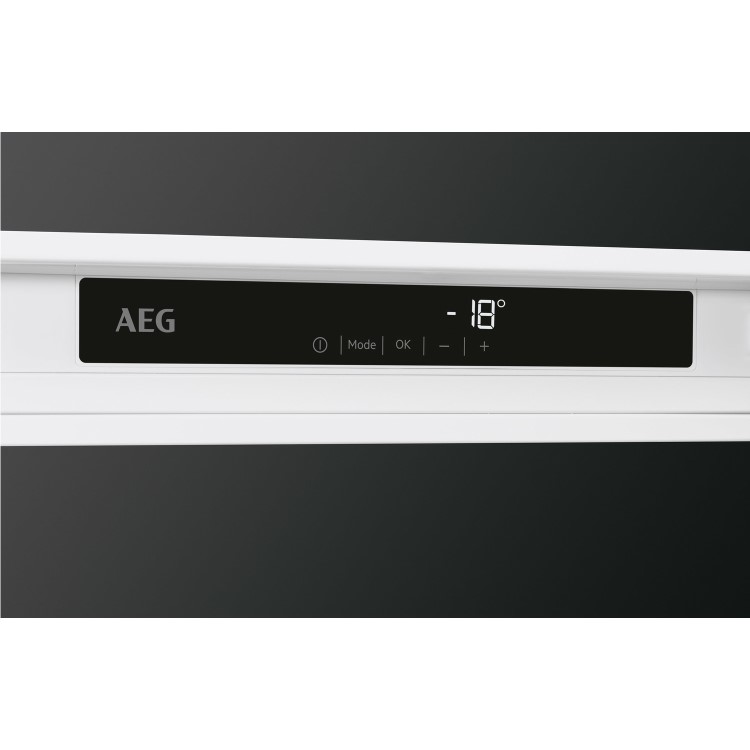 AEG ABE81226NC 56cm Wide Frost Free Integrated Upright In-Column Freezer - White