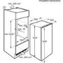 AEG ABE81226NC 56cm Wide Frost Free Integrated Upright In-Column Freezer - White