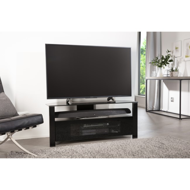 Alphason ABRD1100-BLK Ambri TV Stand for up to 50" TVs - Black