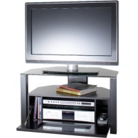 GRADE A1 - Alphason ABRD800-BLK Ambri TV Cabinet - Up To 32 Inch